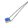 Cube Pendant, Blue