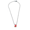 Cube Pendant, Red