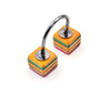 Double Cube Ring, Pink