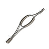 Oval Slide Zipper Bracelet, Silver