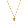 Chocolate Diamond Nugget Pendant Necklace