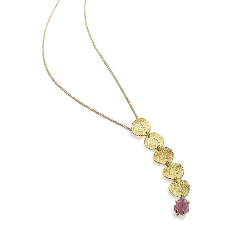 Sunshine Necklace, Sapphire