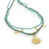 MAGIA! Emerald and Amazonite Necklace