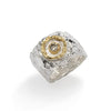 Magia! Champagne Diamond Silver Ring