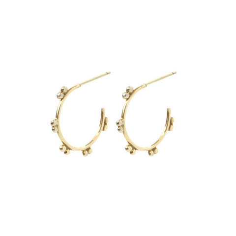Gold Mini Marais Hoop Earrings