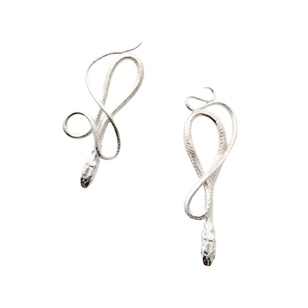 Serpentine Earrings, Medium