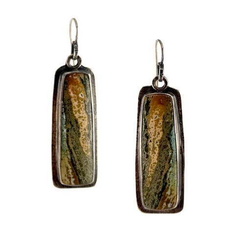 Ocean Jasper Drop Earrings