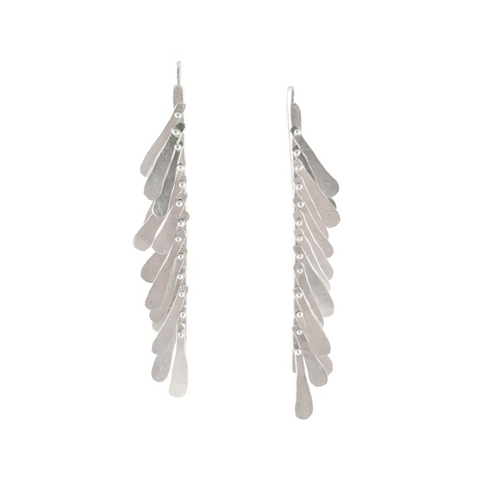 Vertical Plume Earrings