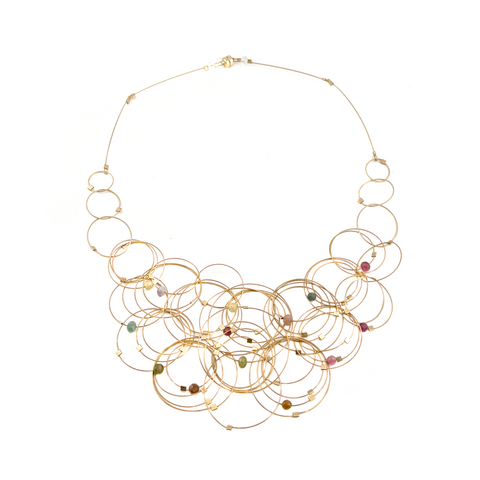 Flow Necklace, Tourmaline