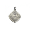 Victorian Ornament Double Sided Engraved  Charm