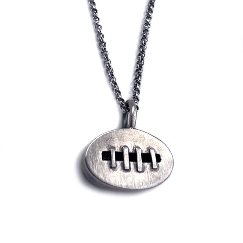 Hollow Oval Box with Slot Charm Necklace