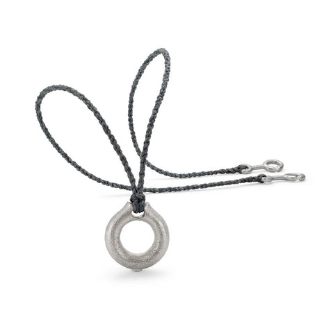 Portal Necklace, Silver, Grey