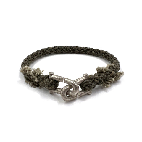 Sister Link Bracelet, Grey, Silver