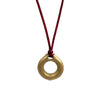 Portal Necklace, Brass, Scarlet