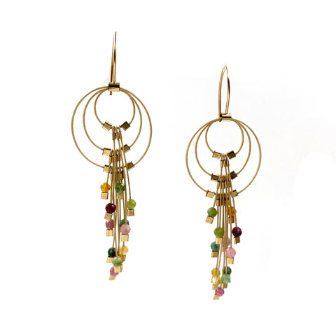 Aerial Hooks with Tourmalines, Large