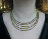 Five Bars Strand Necklace, Gold