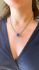 Cube Pendant, Blue