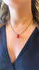 Cube Pendant, Red