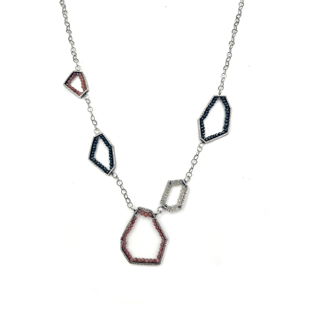 Polygon Geode Necklace