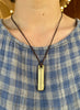 Ingot Necklace, Brown