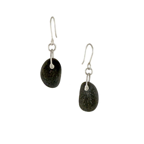 River Stone Rivet Earrings