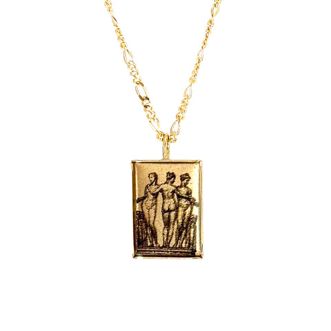 Three Graces Figaro Necklace