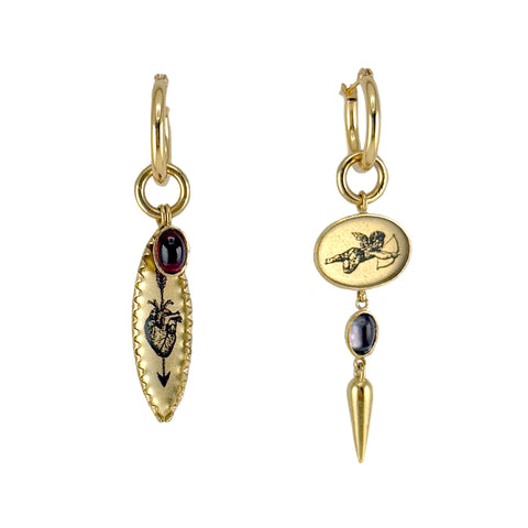 Amor Hoop Earrings