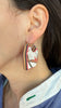 OG Catch Hoop Earrings, White
