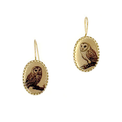 Big Victoria Owl Earhangers