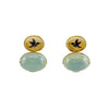 Hummingbird Earrings, Chalcedony
