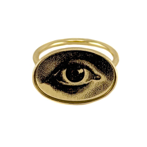 Lover's Eye Figaro Ring