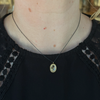 Rose Necklace, Silver and Gold