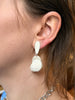 2pc Bloom Baubles, Large, Cream