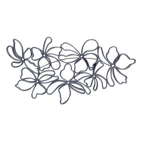 Silver Corsage Brooch