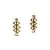 Inverted Diamond Stud Earrings