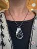 Tourmalated Quartz Angled Necklace