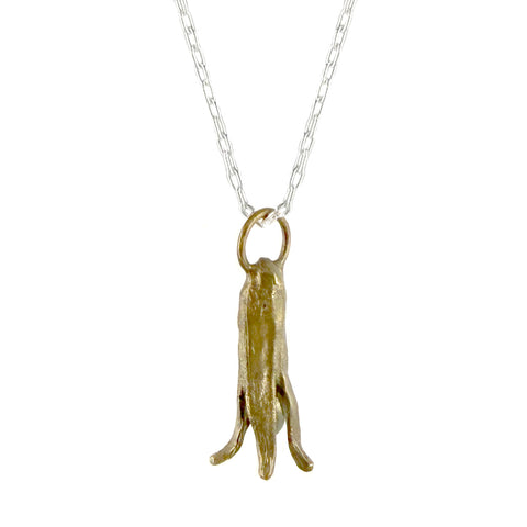 Primrose Charm Necklace, Bronze