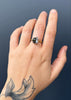 Crescent Moon Moi Et Toi Ring