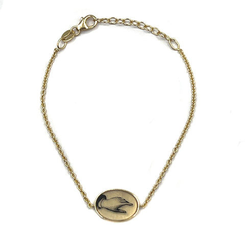 Oval Hand Bracelet