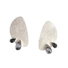 Tourmalated Quartz Pinned Briolette Earrings