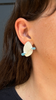 Blue Chalcedony Pinned Briolette Earrings