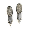 Druzy & Pearl Fringe Earrings