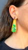 LG Gem Bar Earrings, Green