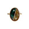 Equinox Intarsia Gold Ring
