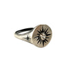 Star Signet, White Sapphire