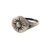 Star Signet, White Sapphire