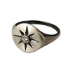 Star Signet, White Sapphire