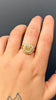 Armach Cushion Fancy Lemon Diamond Cocktail Ring