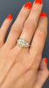 Old Cut Diamond Cluster Cocktail Ring