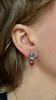 Gem Flip Studs, Pinks